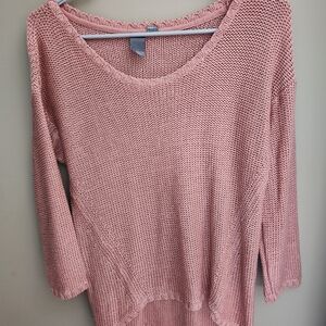 Quinn Soft Pink Scoop Neck Sweater